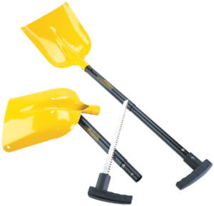 Spade med såghandtag