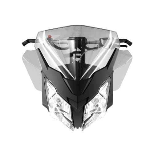 Ski-Doo formsprutad mediumvindruta och sidovindavvisare